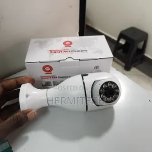 Single V380 Bulb CCTV Camera Available Wireless Connection