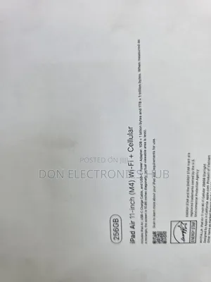 New Apple iPad Air 11 (2024) 256 GB