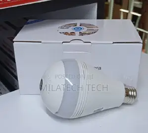 360° Smart Bulb Camera Wifi With Night Vision