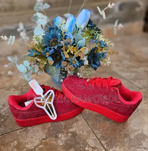 Red Air Force 1 Sneakers