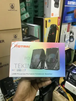 Hotmai Ht2827 Usb Speakers - Portable Twin Desktop Stereo Set