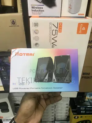 Hotmai Ht2827 2.0 Usb Notebook Speakers - Portable Twin Audio