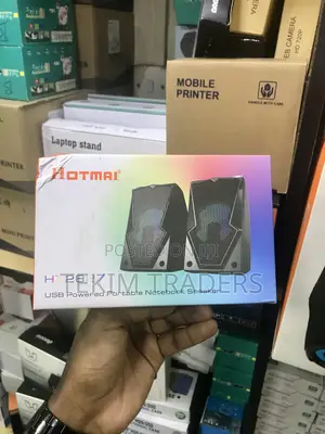 Hotmai Ht2827 Twin Usb Speakers - Portable Desktop Stereo Set