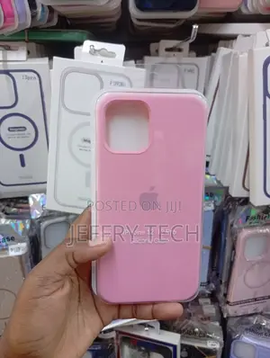 iPhone 12 Apple-Style Pink Silicone Case