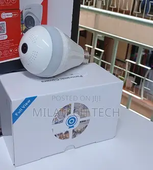 360° Panoramic Wifi Bulb Camera for Home Office