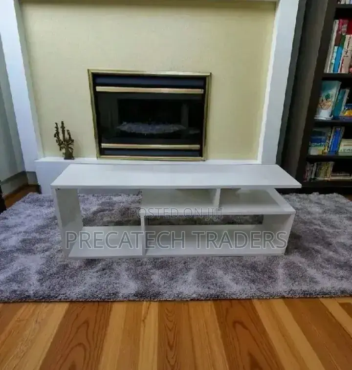 Modern White Mexico Tv Stand Console – 4ft