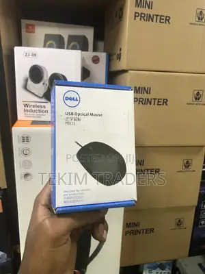 Dell Optical Mouse Ms116 Wired Usb 1000dpi Ergonomic Design