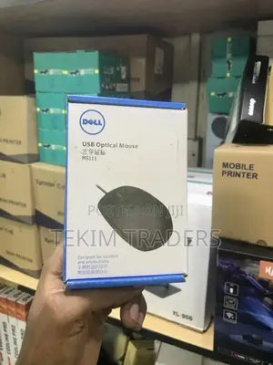 Dell Usb Wired Mouse 1000dpi Optical Led Tracking Black