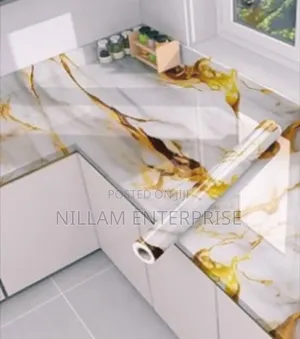 45cmx5m Marble Profile Self Adhesive Vinyl Contact Paper