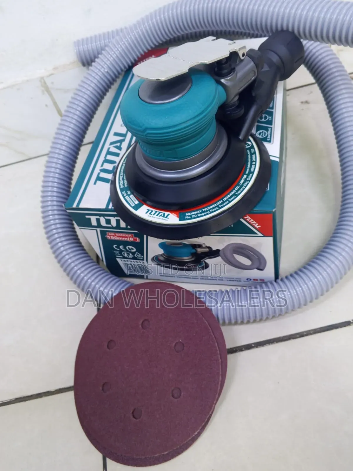 .Total Air Sander 150mm Orbital Sander