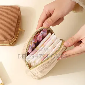Velvet Makeup and Sanitary Napkins Case_id