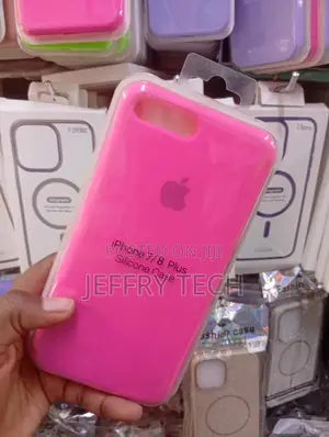 iPhone 7 Plus Hot Pink Silicone Protective Back Cover