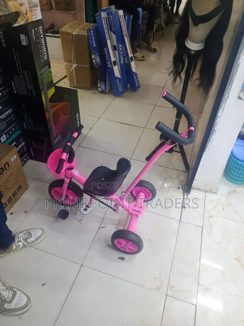 Tricycle With Push Handle,Strong and Durable Construction