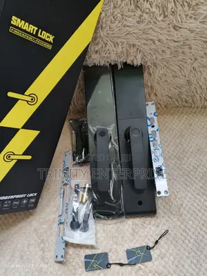 Door Lock Tuya Wifi Remote Unlock Fingerprint Card Password