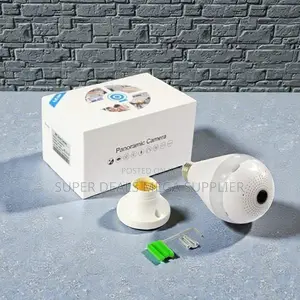 24/7 Surveillance Smart 360° Panoramic 1080p Full Hd Wifi Bulb Camera