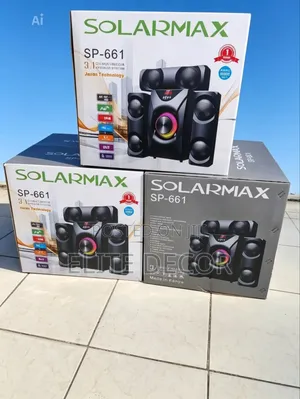 Solarmax 3.1 Channel Woofer Sp661/Sp662 | Powerful Bluetooth