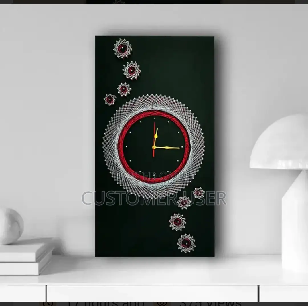 String Art Wall Clock