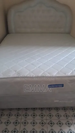 Queen Size Bed With Orthopedic Mattress