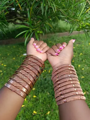 African Copper Cuff Bracelet