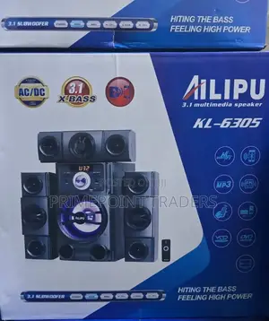 Ailipu 3.1 Channel Multimedia Speaker System – Deep Bass Home Audio