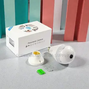 Wide Coverage Area Smart 360° Panoramic 1080p Full Hd Wifi Bulb Camera