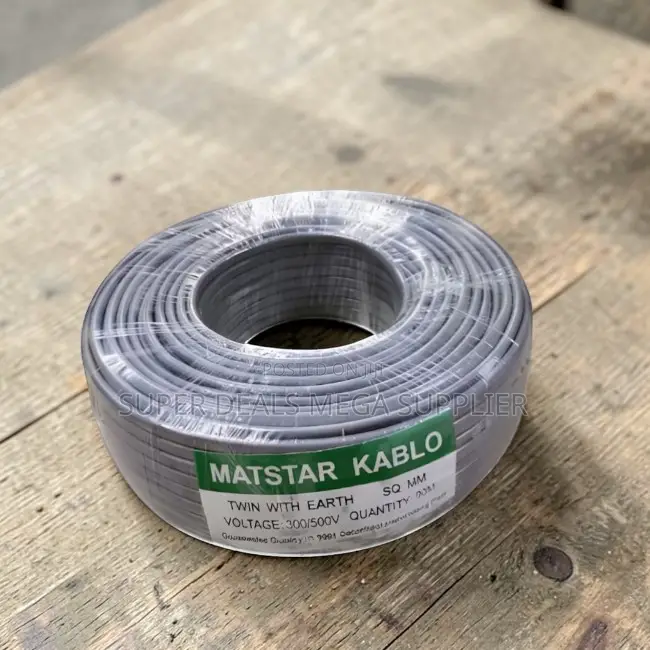 Easy Connection 1.5mm Twin Earth Electrical Wiring Cable Heavy Duty
