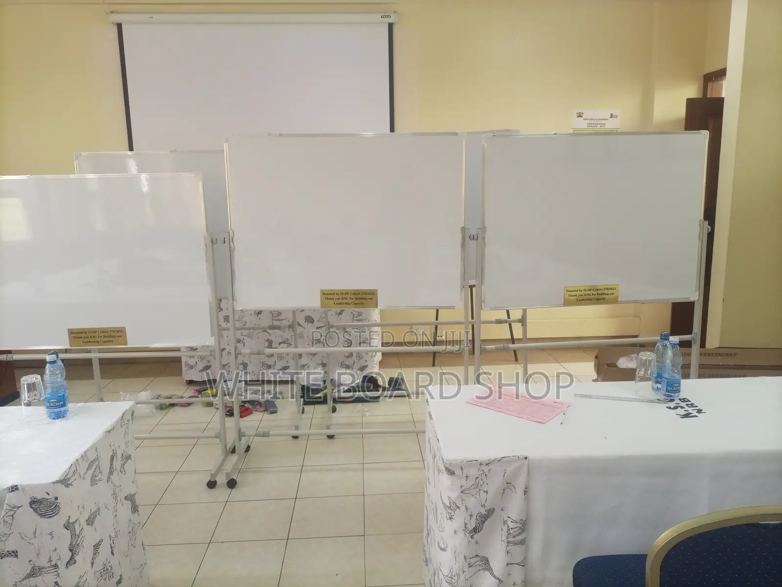 A0 Portable Whiteboards for Church Seminars