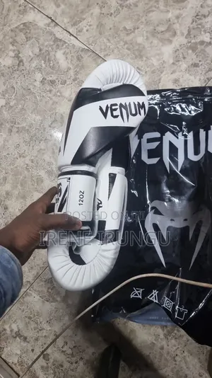 Black White Boxing Gloves