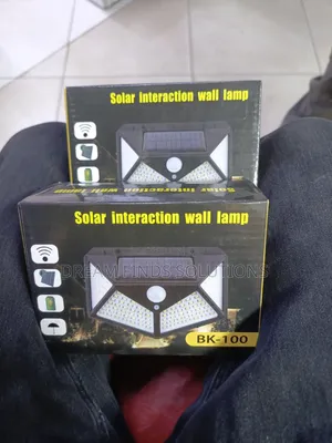 Bright Outdoor 100 Led Solar Wall Lamp - Bk-100 Motion Activated Light