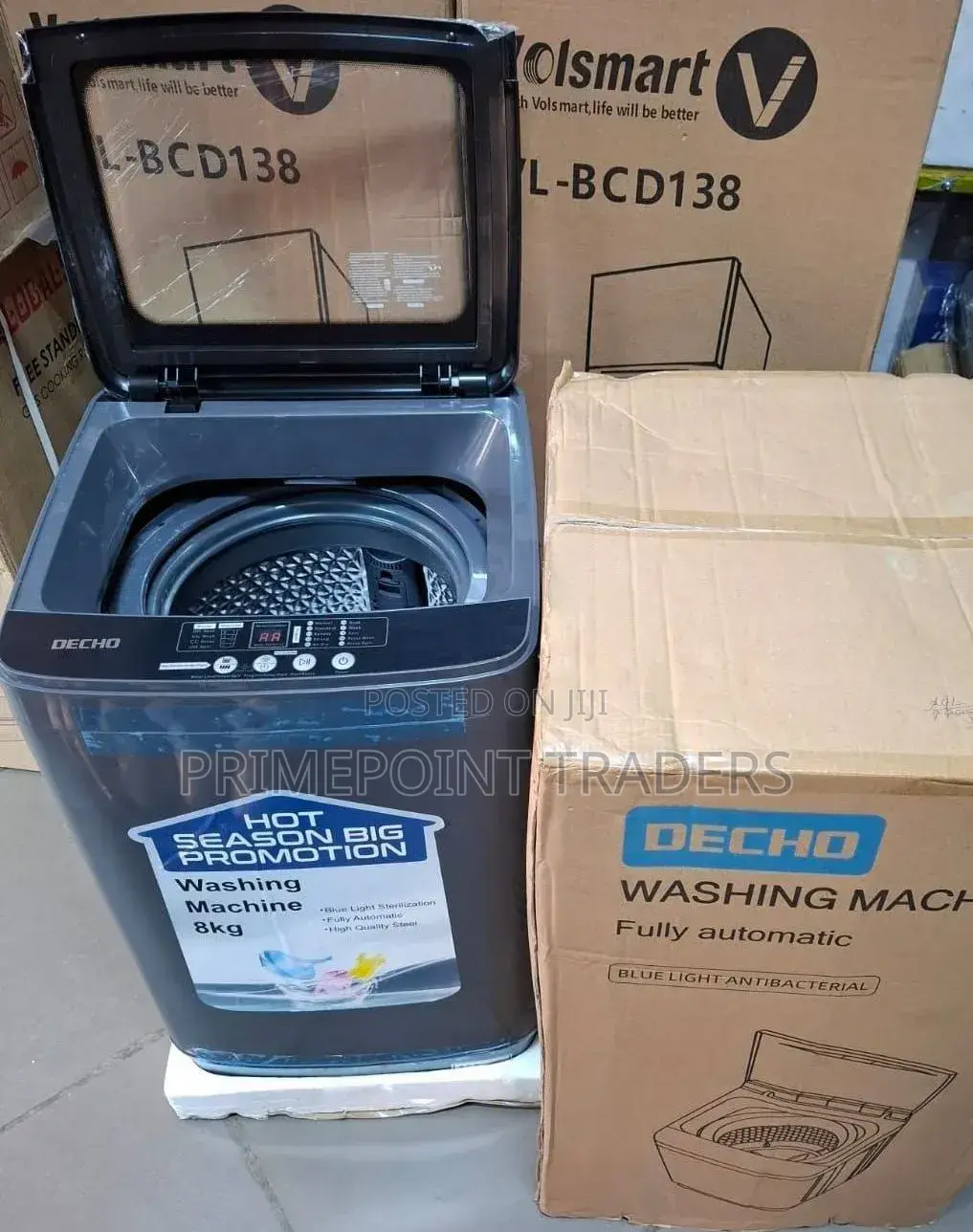 Decho Washing Machine Top Load 8kg Full Automatic Multiple