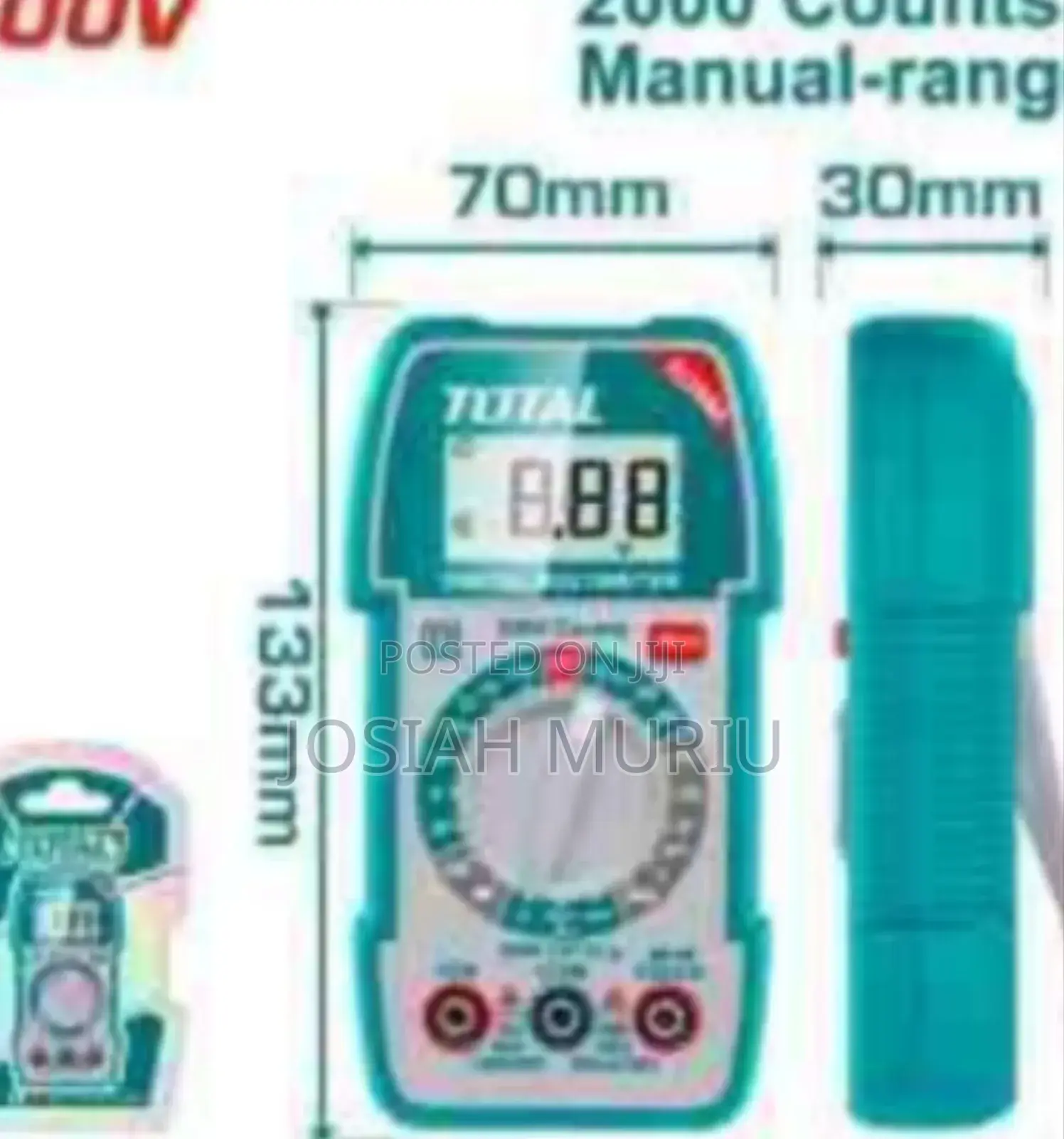 600v Digital Multimeter Total