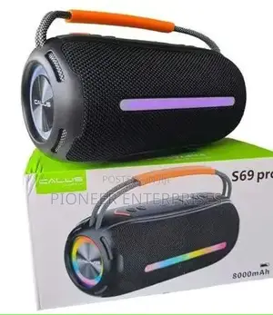 Calus S69 Pro Bluetooth Speaker 4000mah | Powerful Bass, RGB Lights,