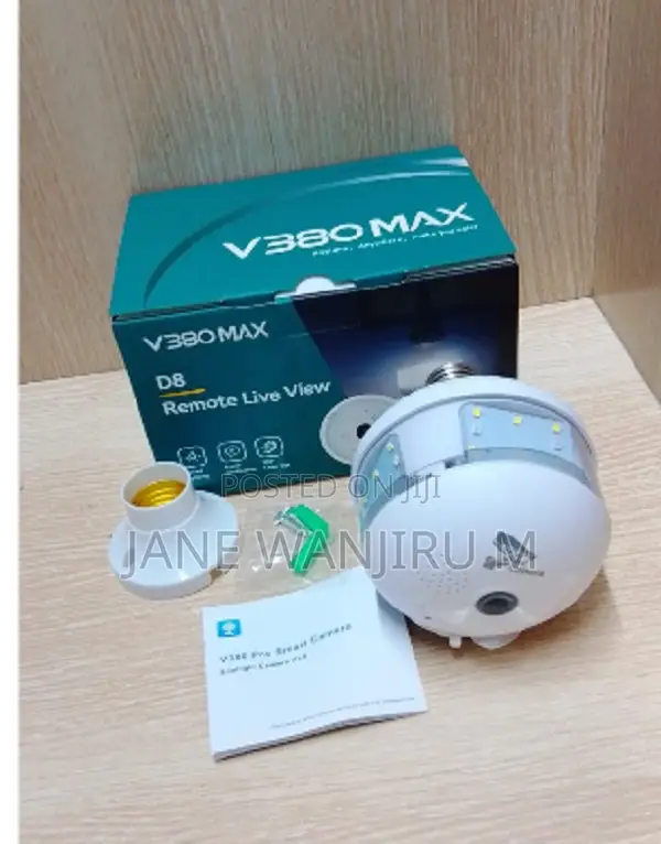 V380 Max D8 Indoor Wifi Camera Motion Tracking Alarm