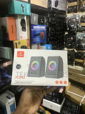 Kisonli X28 RGB Usb Speaker - 2.0 Stereo for Pc/Laptop Gaming