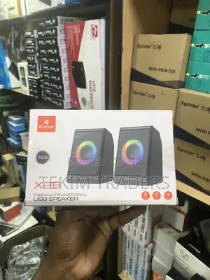 Kisonli X28 Mini RGB Stereo Speaker - Usb Powered 6w Total
