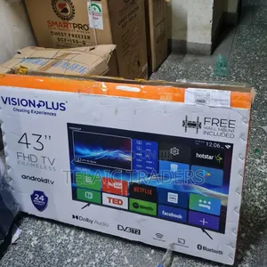 Vision Plus 43 Inches FHD Frameless Android Tv