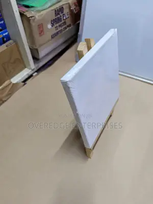 Canvas With Tripod Wooden Stand Available