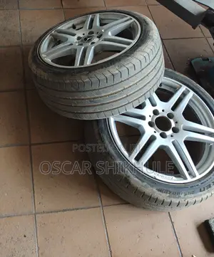 Mercedes Benz 18-Inch Rims With 245/40 R18 Tires .