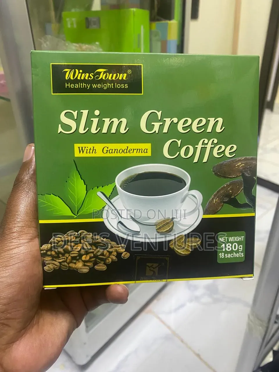 Wins Town Slim Green Coffee