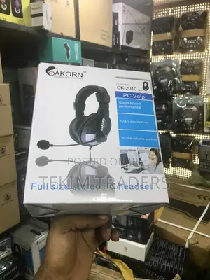 Oakorn Ok-2010 Stereo Headset With Mic - Pc/Laptop, Comfortable Fit