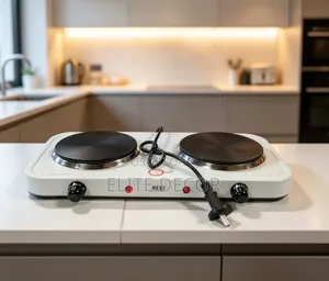 Reki Double Hot Plates Electric Cooker – Fast Heating, Durable
