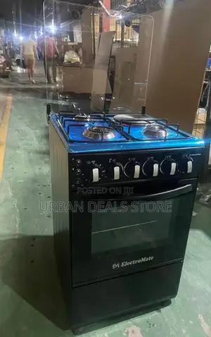 Electromate 50×55 Standing Cooker – 3 Gas + 1 Electric