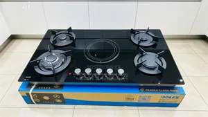 Bolesi Built In Gas Hob With Electric Infrared And Wok Burner