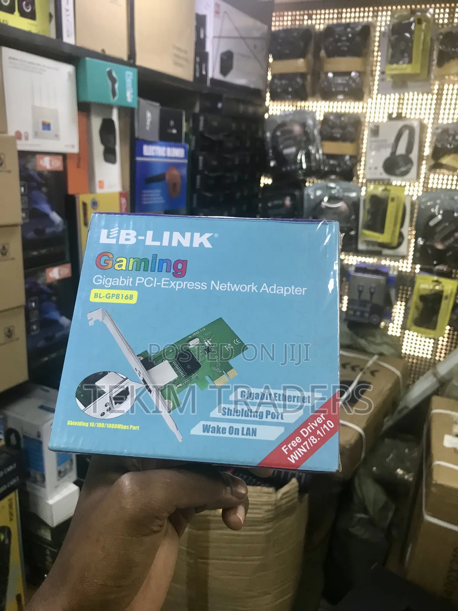 Lb-link Bl-gp8168 Gigabit Pcie Gaming Adapter With Shielded Rj45