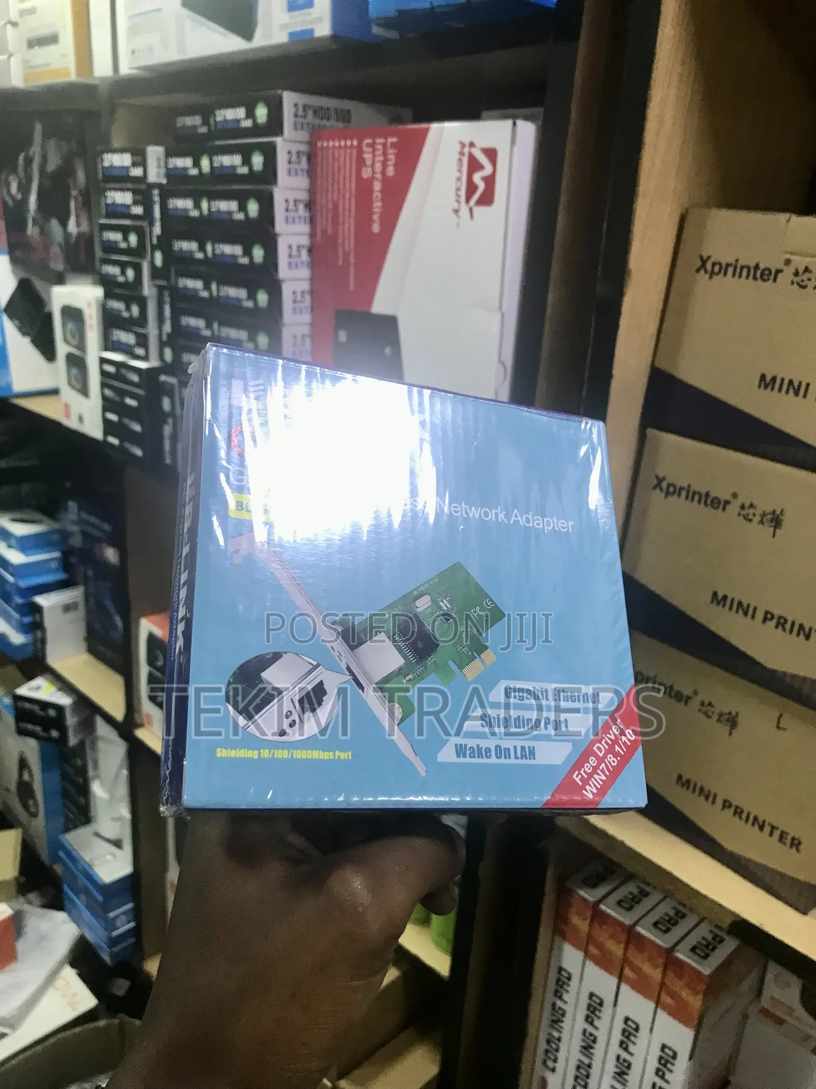 Bl-gp8168 Pcie Network Adapter - Gigabit Ethernet With Wake-on-lan