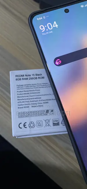 Xiaomi Redmi Note 15 256 GB Black