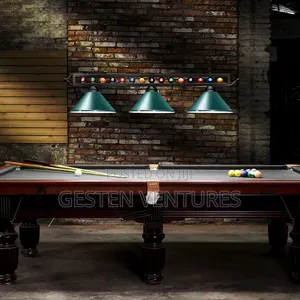 Modern Green Hanging 3-Shade Pool Table Light H3wa