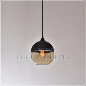 Quality Height Adjustable Glass Ball Pendant Lamp J8t