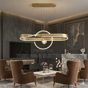 Elegant Unique Modern Tricolor Led Chandelier Pendant Light V54