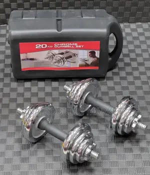 Adjustable 20kg Chrome Dumbbell